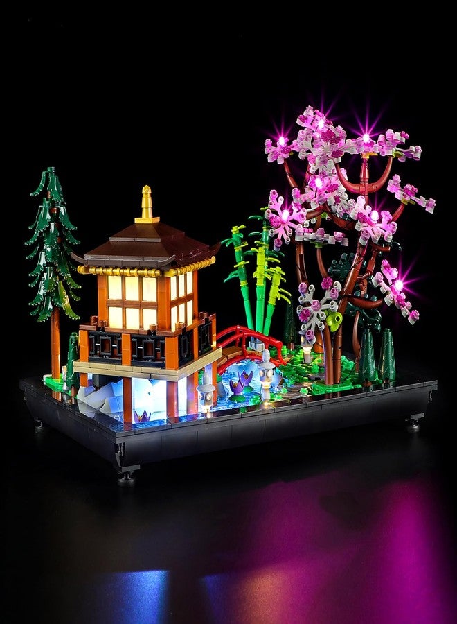 Vaodest مصباح LED من Vaodest لمجموعة Lego 10315 Icons Tranquil Garden، تصميم وتكوين متوافق مع الموديل 10315 (مصباح LED فقط، وليس مجموعة مكعبات البناء). - Image 1